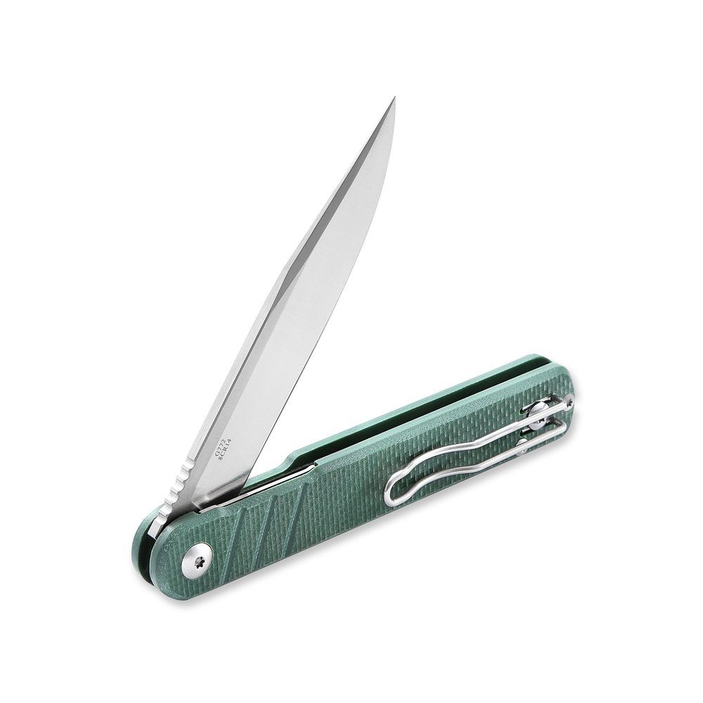 Ніж складаний туристичний Ganzo G772-GB (8.9 см) 8CR14 / G10 зелений 3