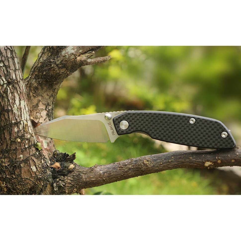 Ніж складаний туристичний Ruike P746-CB, (8 см) 14C28N / G10 чорний 11