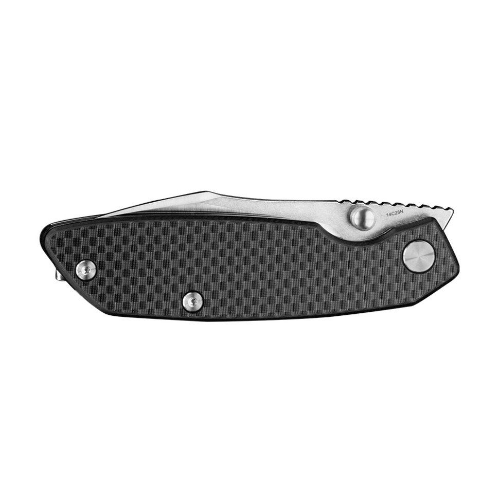 Ніж складаний туристичний Ruike P746-CB, (8 см) 14C28N / G10 чорний 4