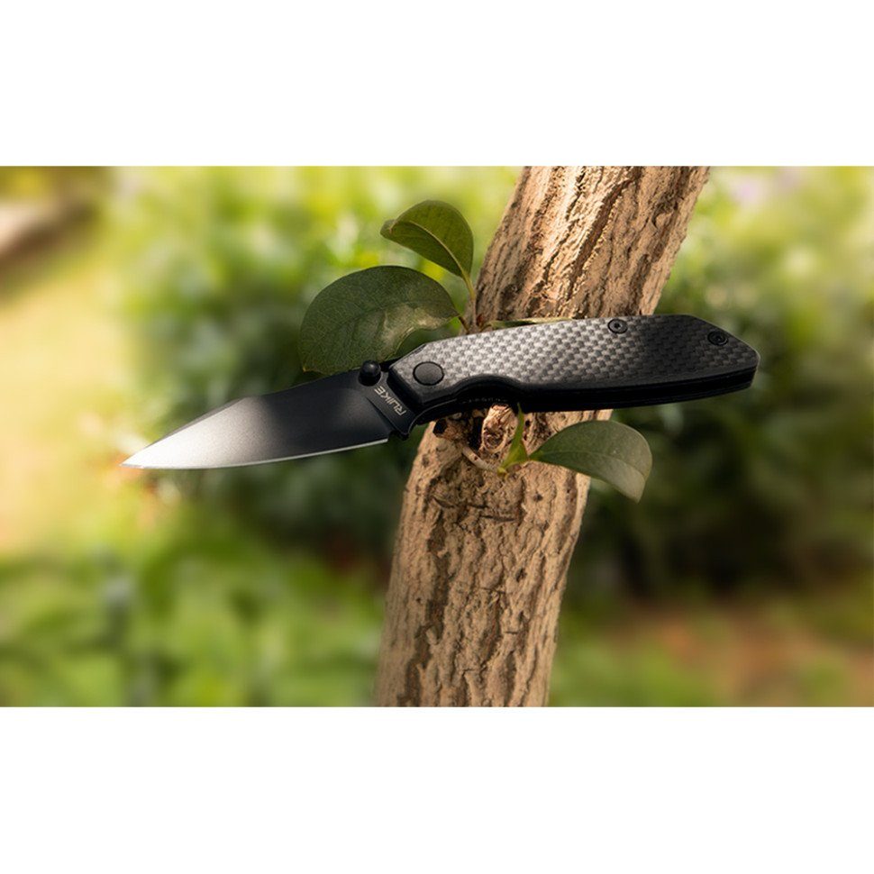 Ніж складаний туристичний Ruike P746-CB2, (8 см) 14C28N / G10 чорний 10