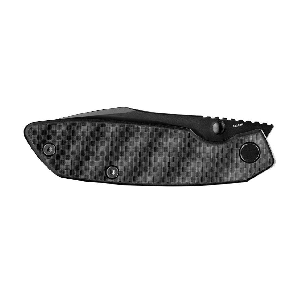 Ніж складаний туристичний Ruike P746-CB2, (8 см) 14C28N / G10 чорний 4