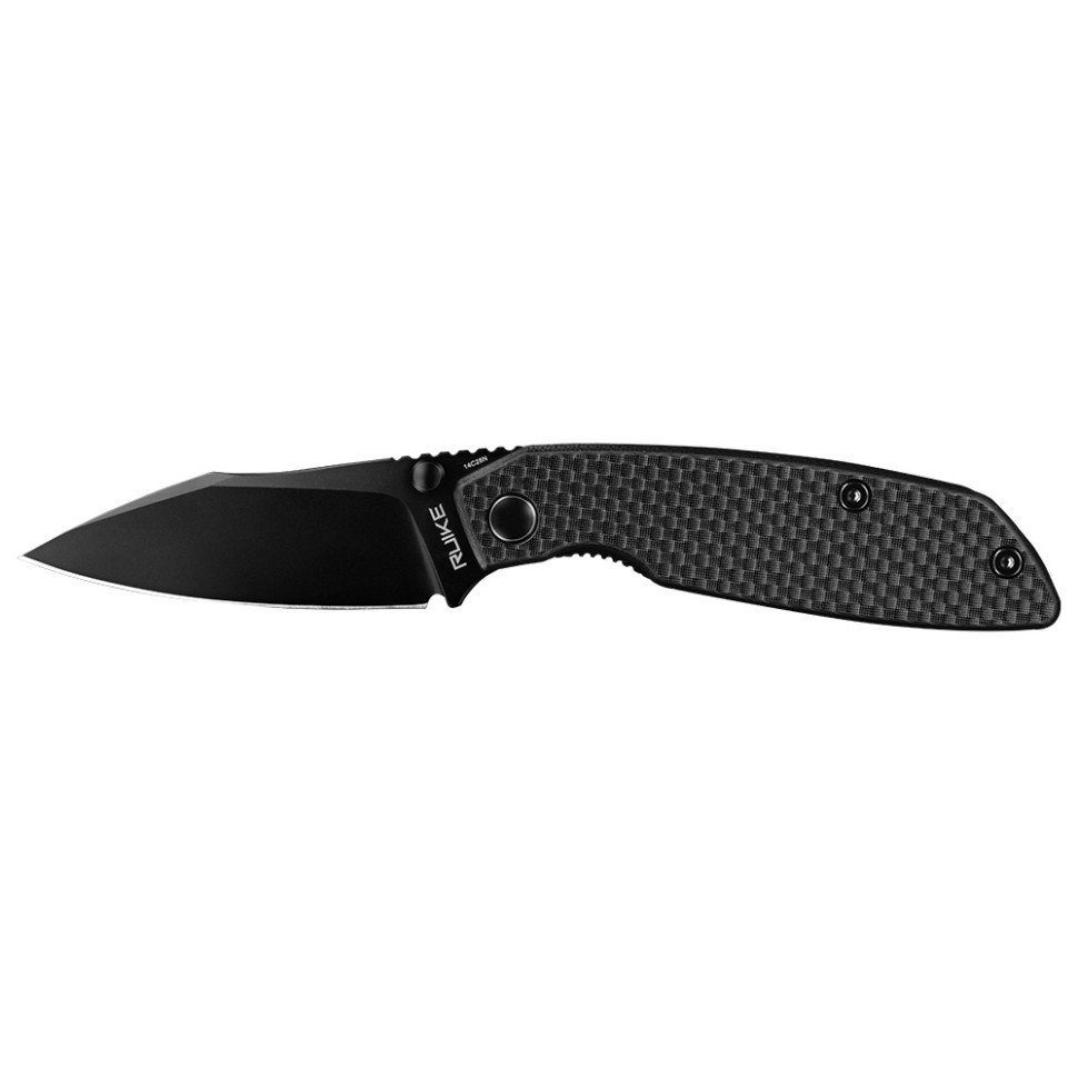 Ніж складаний туристичний Ruike P746-CB2, (8 см) 14C28N / G10 чорний 2
