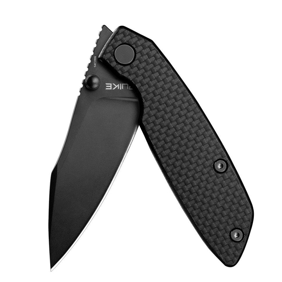 Ніж складаний туристичний Ruike P746-CB2, (8 см) 14C28N / G10 чорний 9