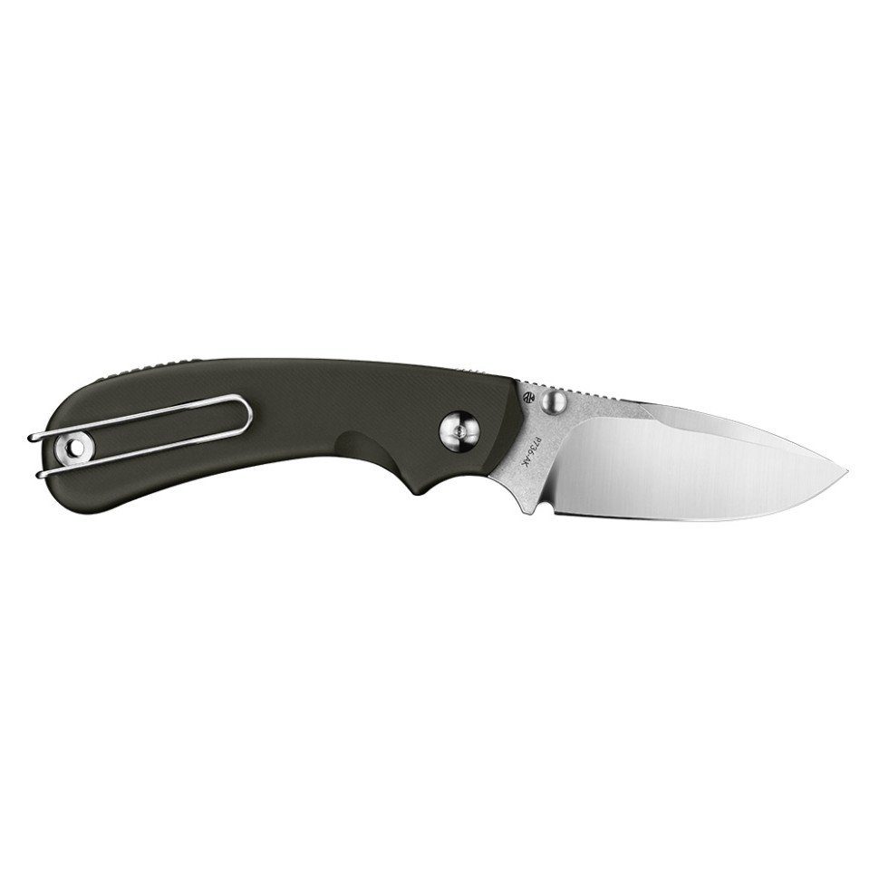 Ніж складаний кишеньковий Ruike P736-AK, (7.5 см) 14C28N / алюміній, сірий 3