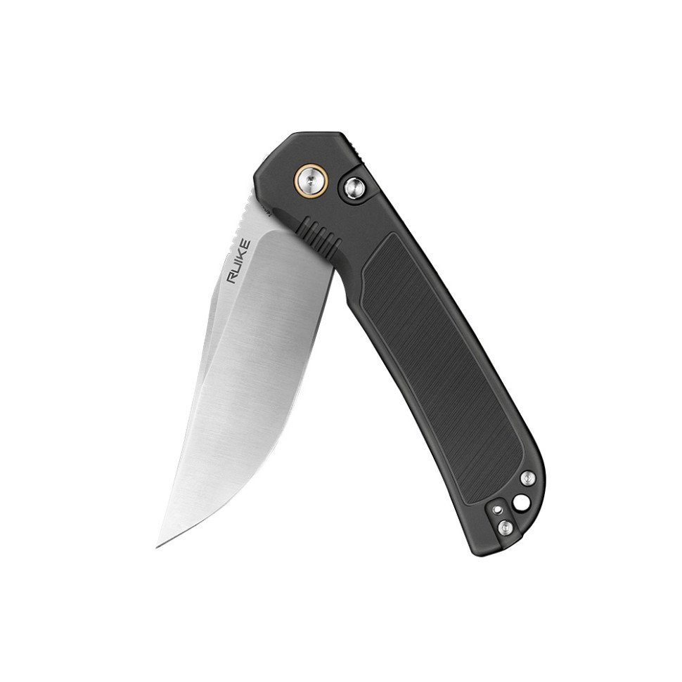 Ніж складаний туристичний Ruike P192-AK, (9.1 см) 14C28N / алюмінієвий сплав 6063, сірий 2