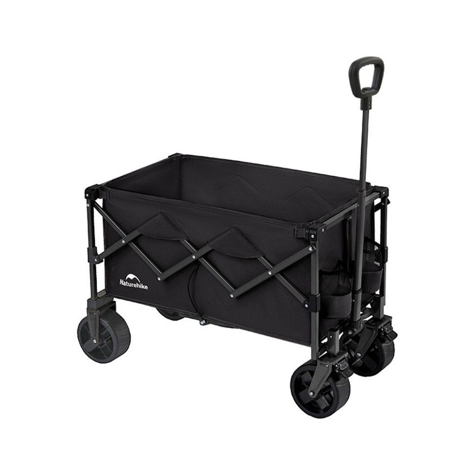 Складаний легкий кемпінговий візочок Naturehike CNK2350JJ012, 100 л, чорний