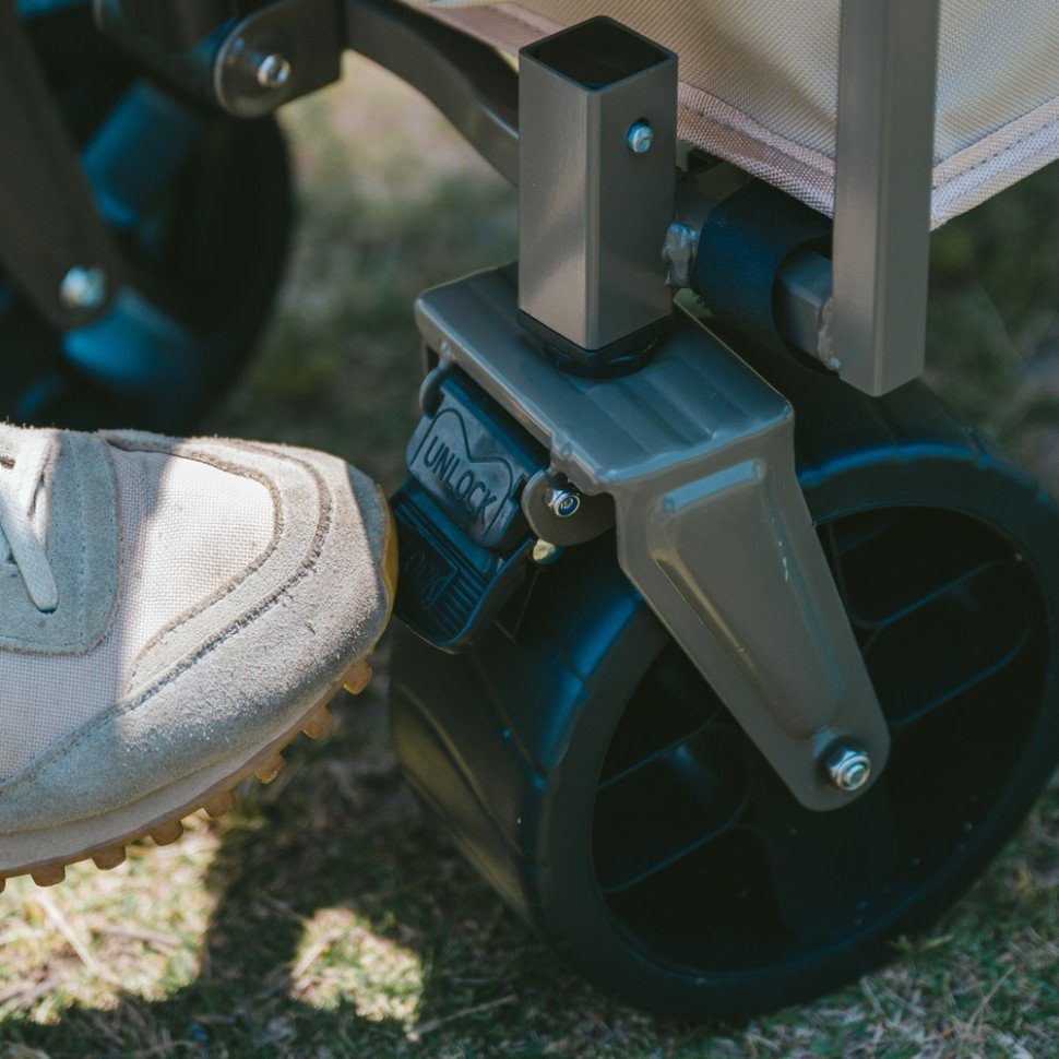 Складаний легкий кемпінговий візочок Naturehike CNK2350JJ012, 100 л, чорний 2