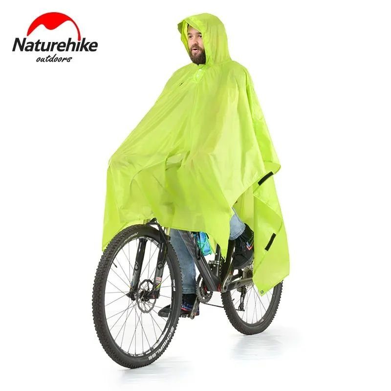 Пончо-дощовик 3 в 1 Naturehike NH17D002-M, 210T, зелений 7
