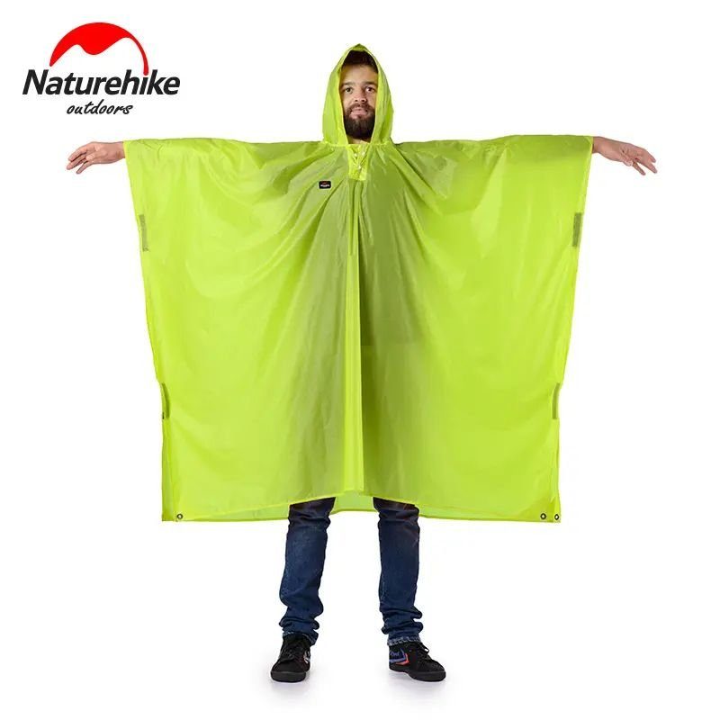 Пончо-дощовик 3 в 1 Naturehike NH17D002-M, 210T, зелений 2