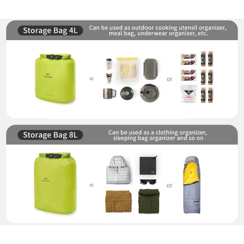 Гермомішок Naturehike CNK2550XB012, 4 л, білий 3