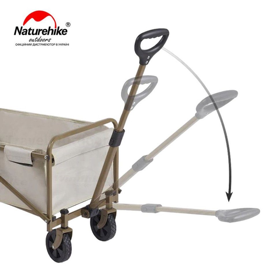 Складаний візочок ТС06 Naturehike CNH22JU012, пісочний 2
