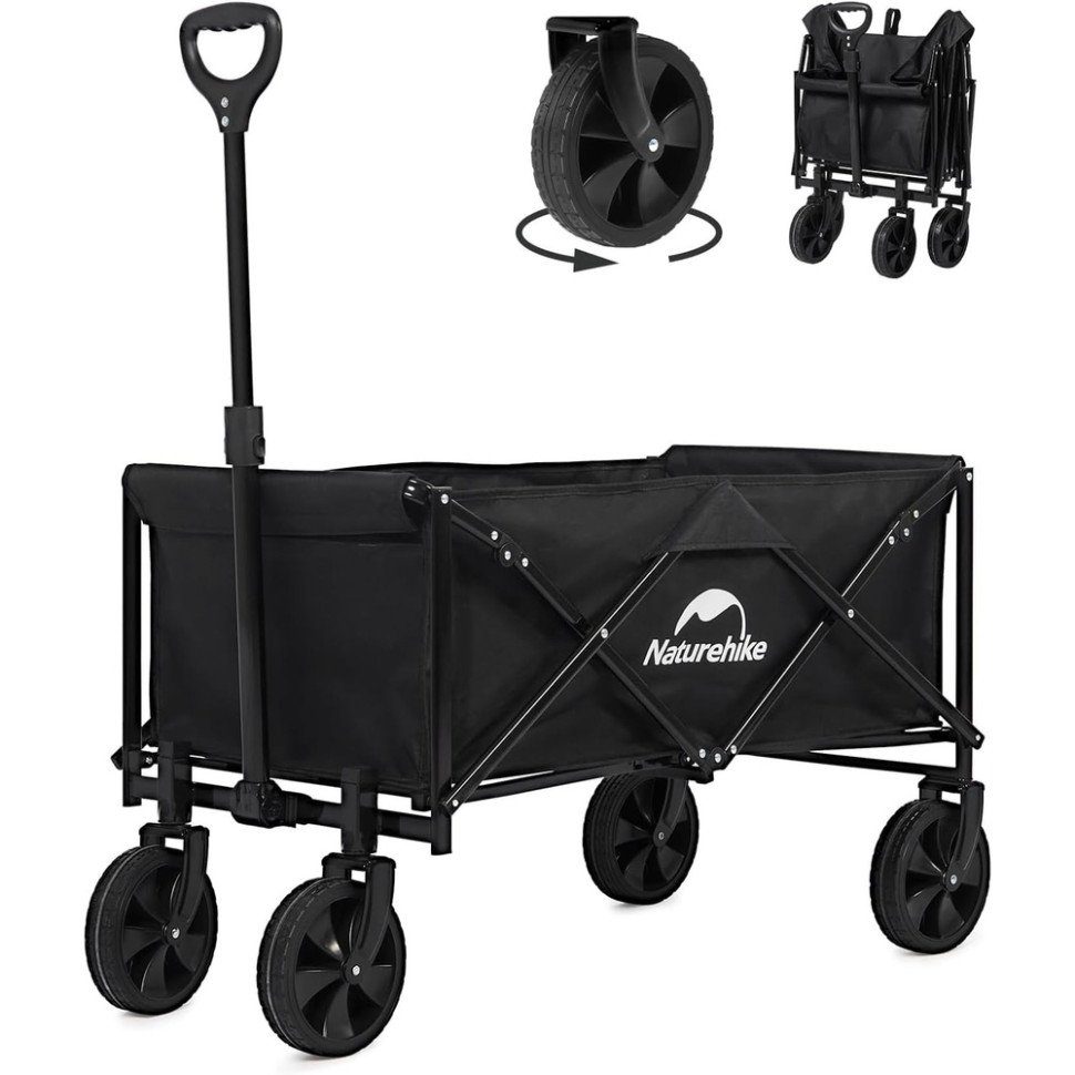 Складаний візочок Naturehike CNK2300JU014, чорний