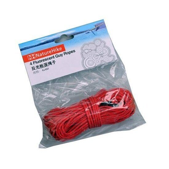 Світловідбиваючий шнур Naturehike NH15A001-G 4 шт х 4000 мм 2