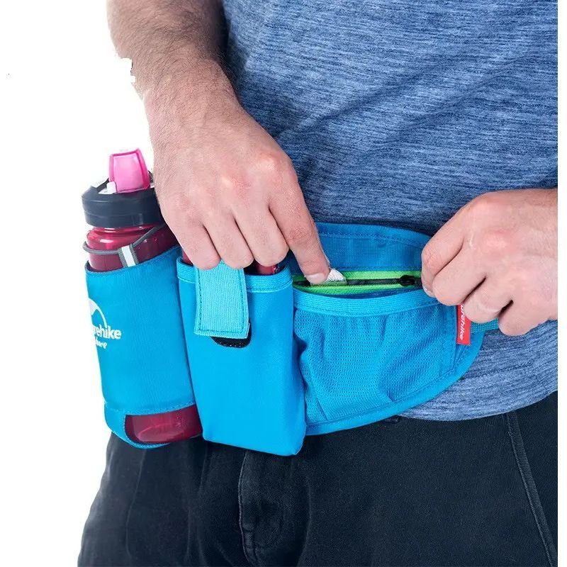 Сумка на пояс Naturehike Phone & bottle Updated 5 л, NH17E001-B, блакитна 3