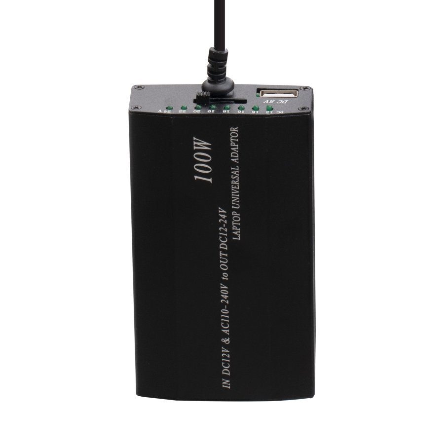 Універсальний Зарядний Пристрій Для Ноутбука 100w 8 Pin + Авто Адаптер 8