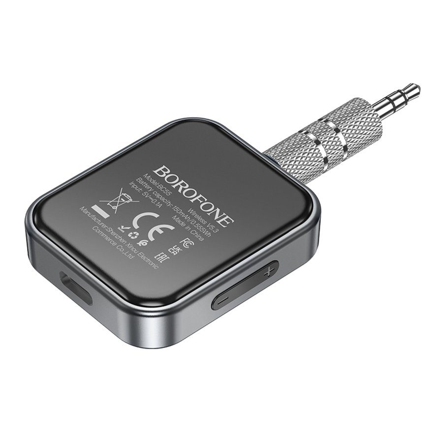 FM-трансмітер Borofone BC55 AUX Receiver/Bluetooth 5.3/Battery 150mAh 7