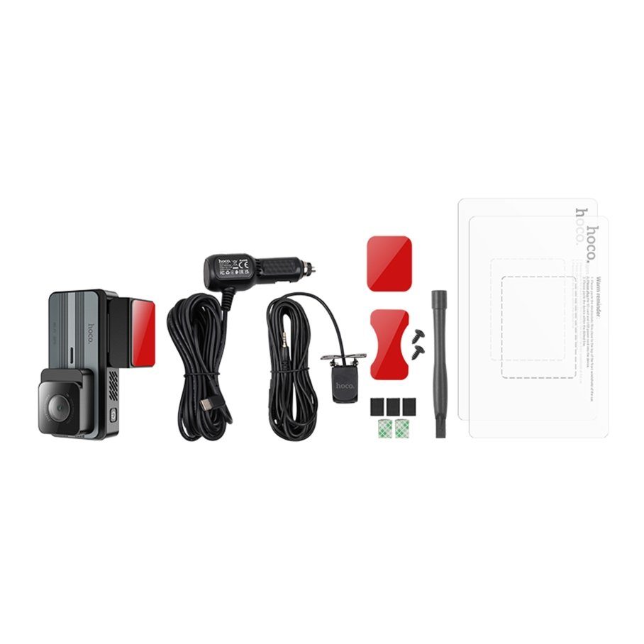 Відеореєстратор Hoco DV12 2K IPS Display WI-FI+GPS+Камера 7