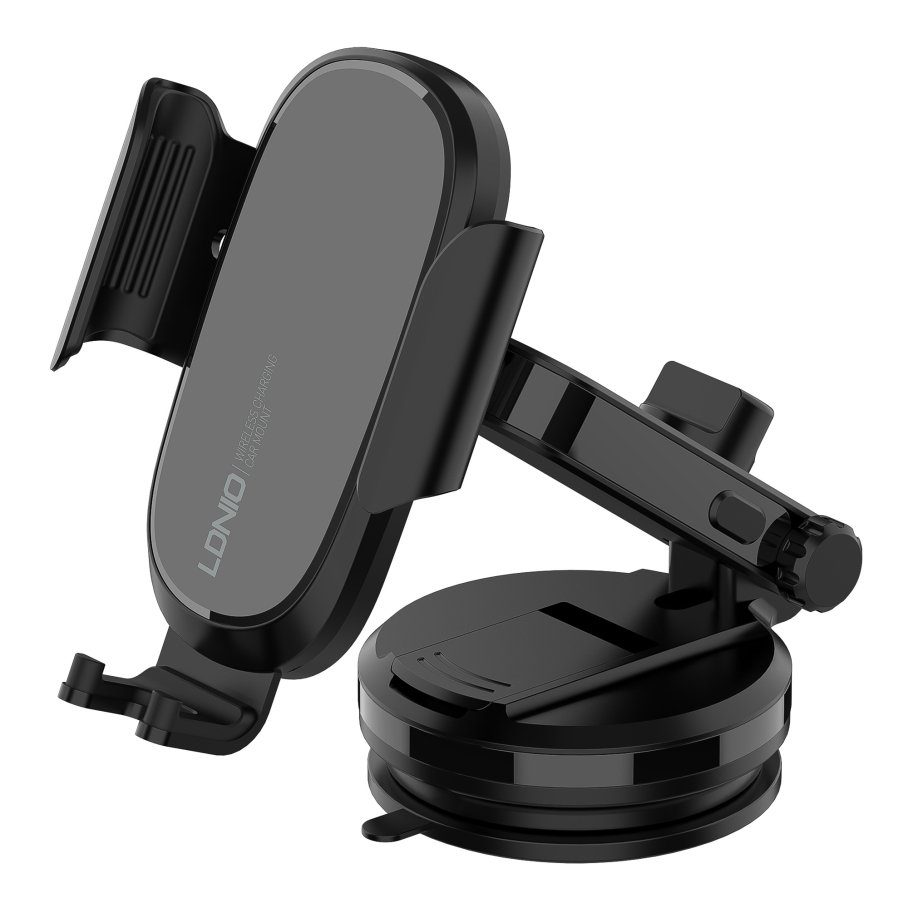Автомобільний зарядний пристрій - автотримач LDNIO MW21-1 Wireless 15W 8