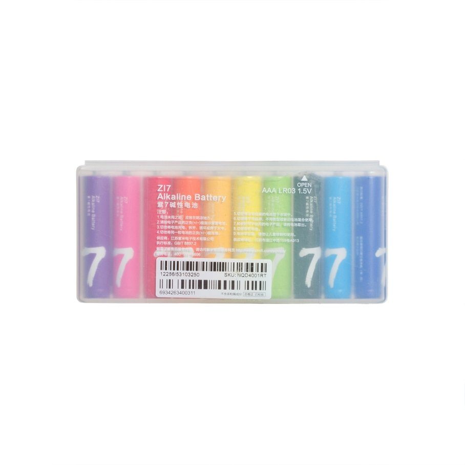 Батарейки Xi Rainbow Zi7 (AAA) Alkaline 1.5V-S2 / LR03 (10 шт.)