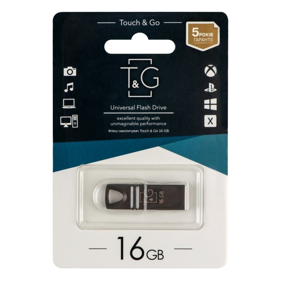 USB флеш-накопичувач T&G 16gb Metal 117 2