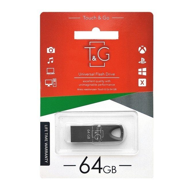 USB флеш-накопичувач T&G 64gb Metal 117 2