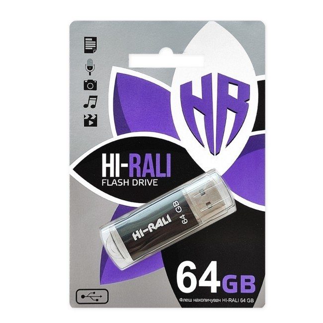USB флеш-накопичувач Hi-Rali Rocket 64gb 2