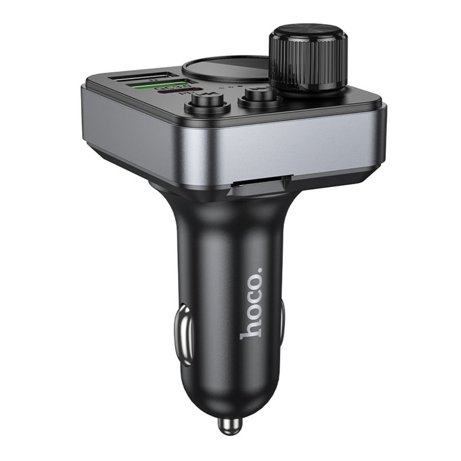 FM-трансмітер Hoco E86 USB-C PD30W+USB-A QC18W/TF/BT5.4 Total 48W 6