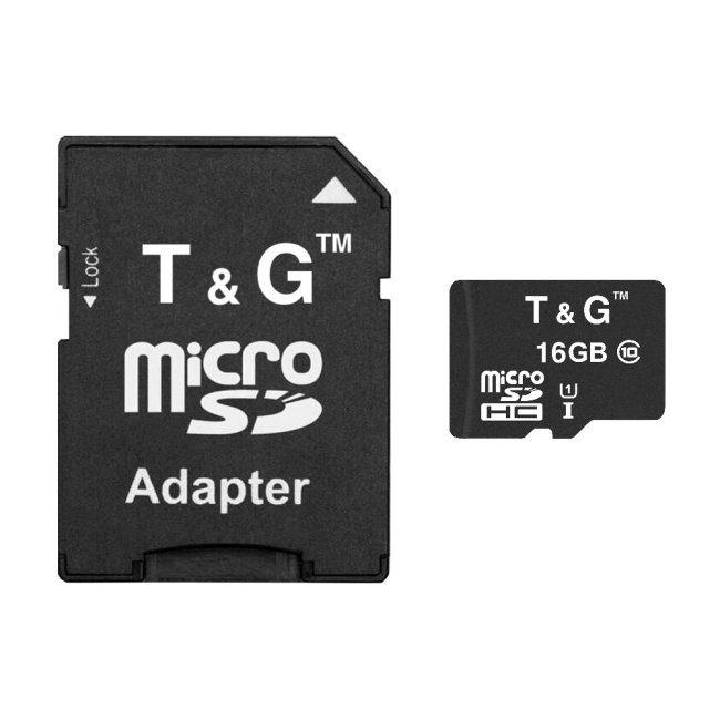 Карта Пам'яті T&G MicroSDHC 16gb UHS-1 10 Class & Adapter 2