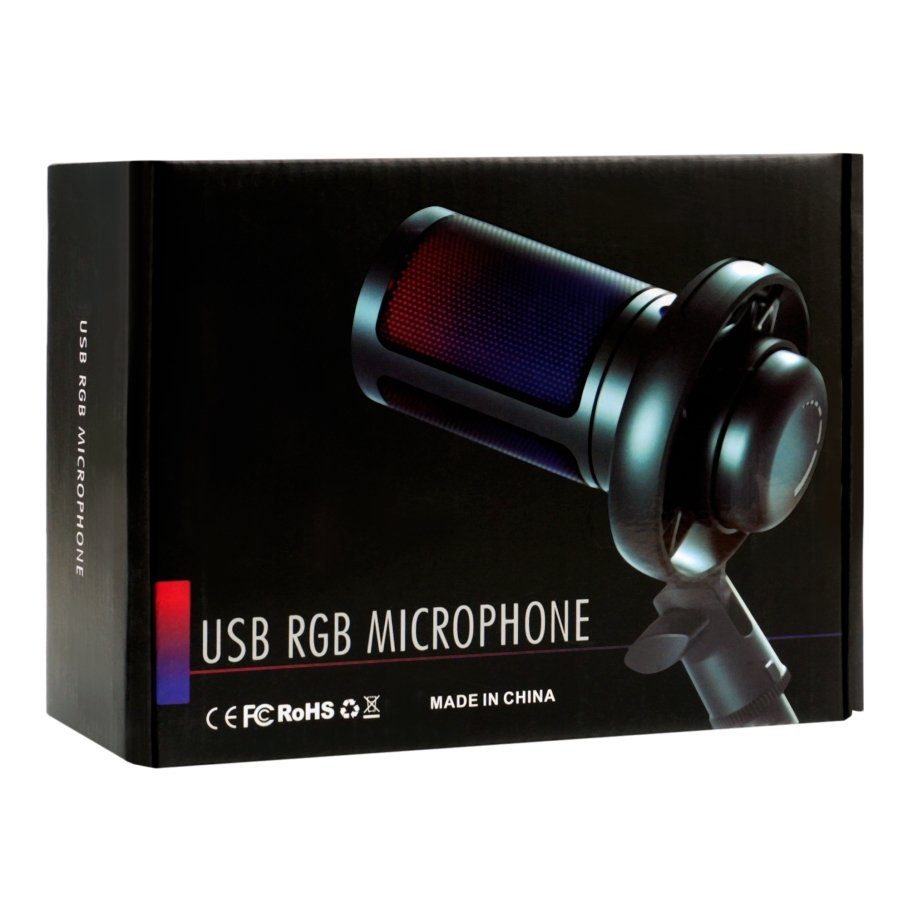 Мікрофон Для Стриму ME6S-RGB Настільний 2