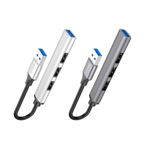Хаб USB Hoco HB26 4 in 1 adapter(USB to USB3.0+USB2.0*3)