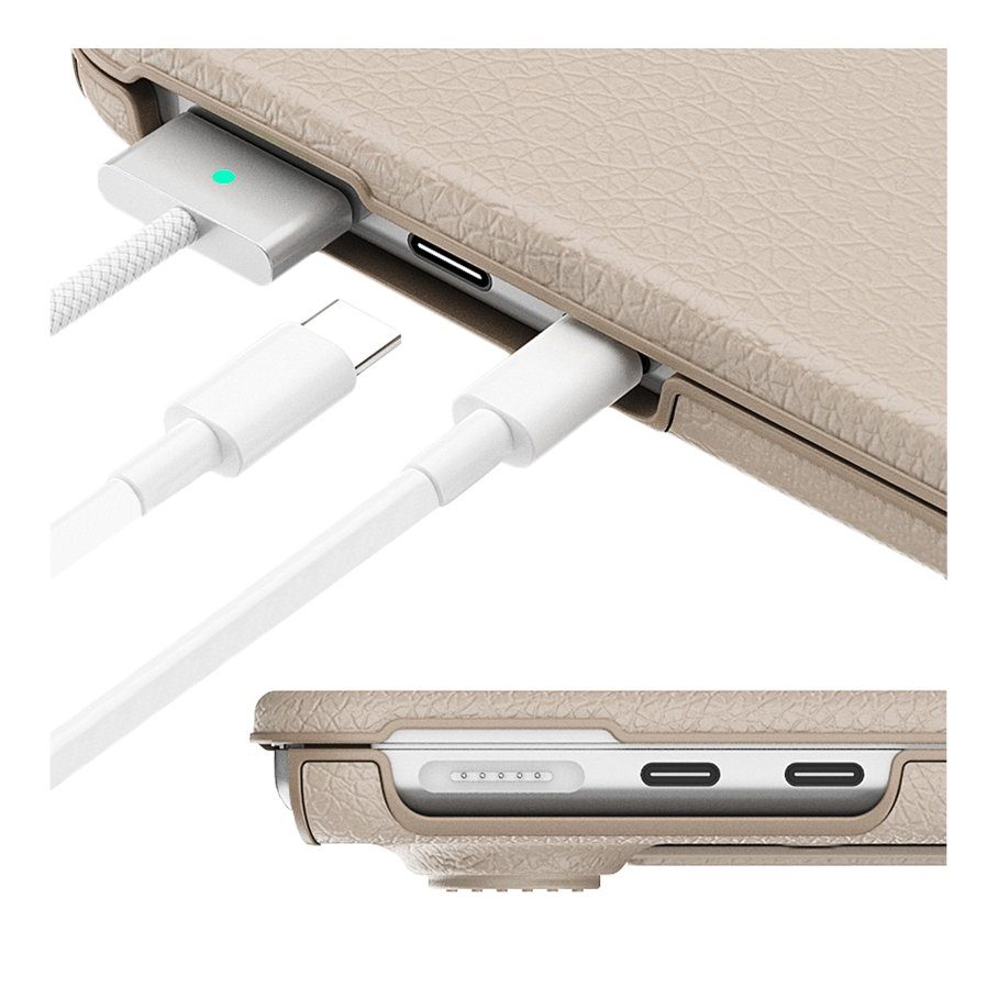 Накладка PC+PU AMO-PU for MacBook Air 13" 2025/2024/2022 (M4 A3240/M2 A2681/M3 A3113) 8