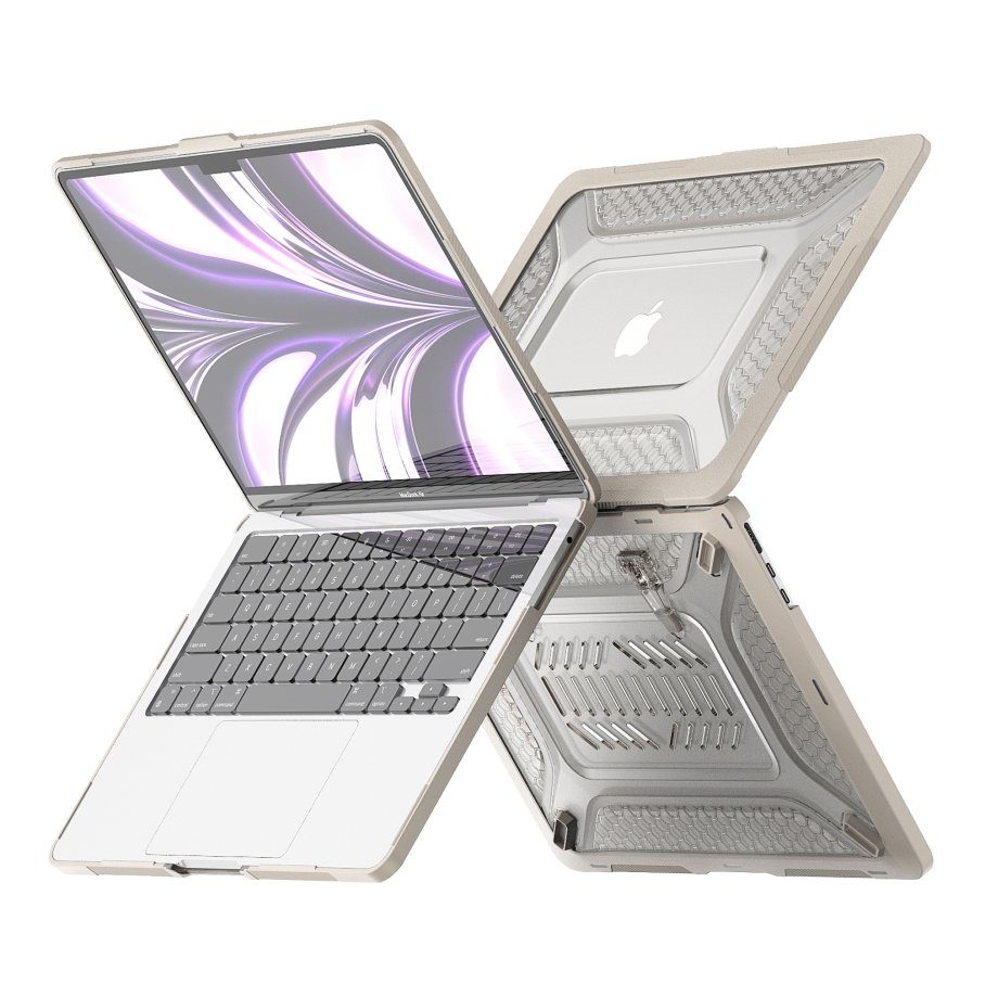 Накладка TPU+PC Hex Shield for MacBook Pro 13" 2018/2020/2022 （A2338/A2289/A2251/A1989) 6