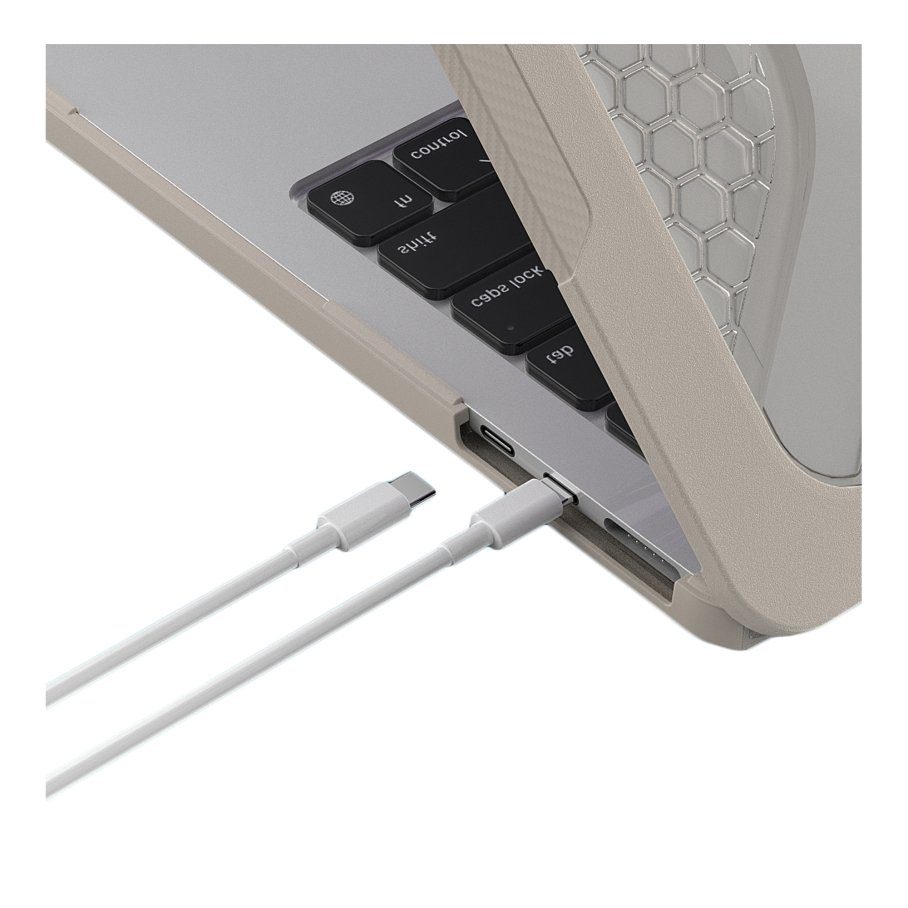 Накладка TPU+PC Hex Shield for MacBook Pro 13" 2018/2020/2022 （A2338/A2289/A2251/A1989) 9