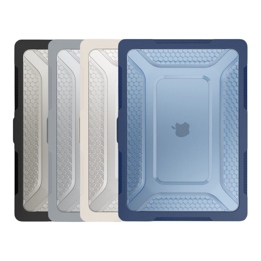 Накладка TPU+PC Hex Shield for MacBook Pro 13" 2018/2020/2022 （A2338/A2289/A2251/A1989) 12