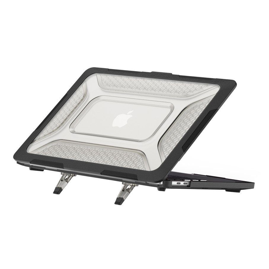 Накладка TPU+PC Hex Shield for MacBook Pro 13" 2018/2020/2022 （A2338/A2289/A2251/A1989)