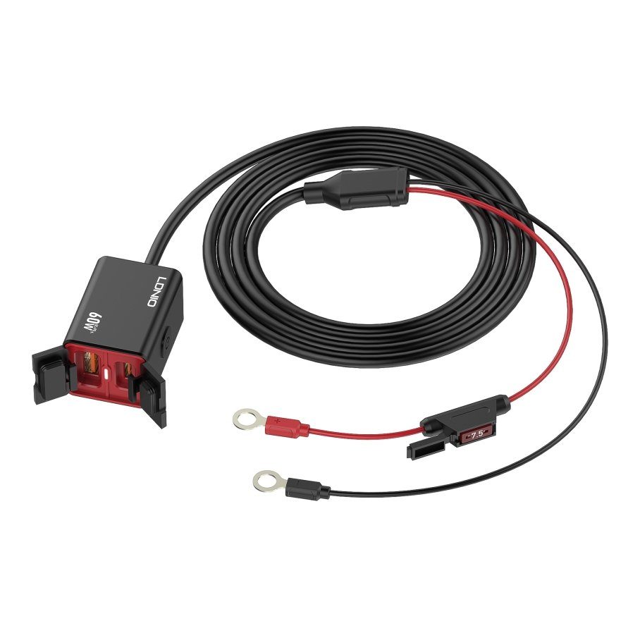 Мото Інвертор LDNIO C108 1USB/1USB-C 60W+Type-C to Type-C 7