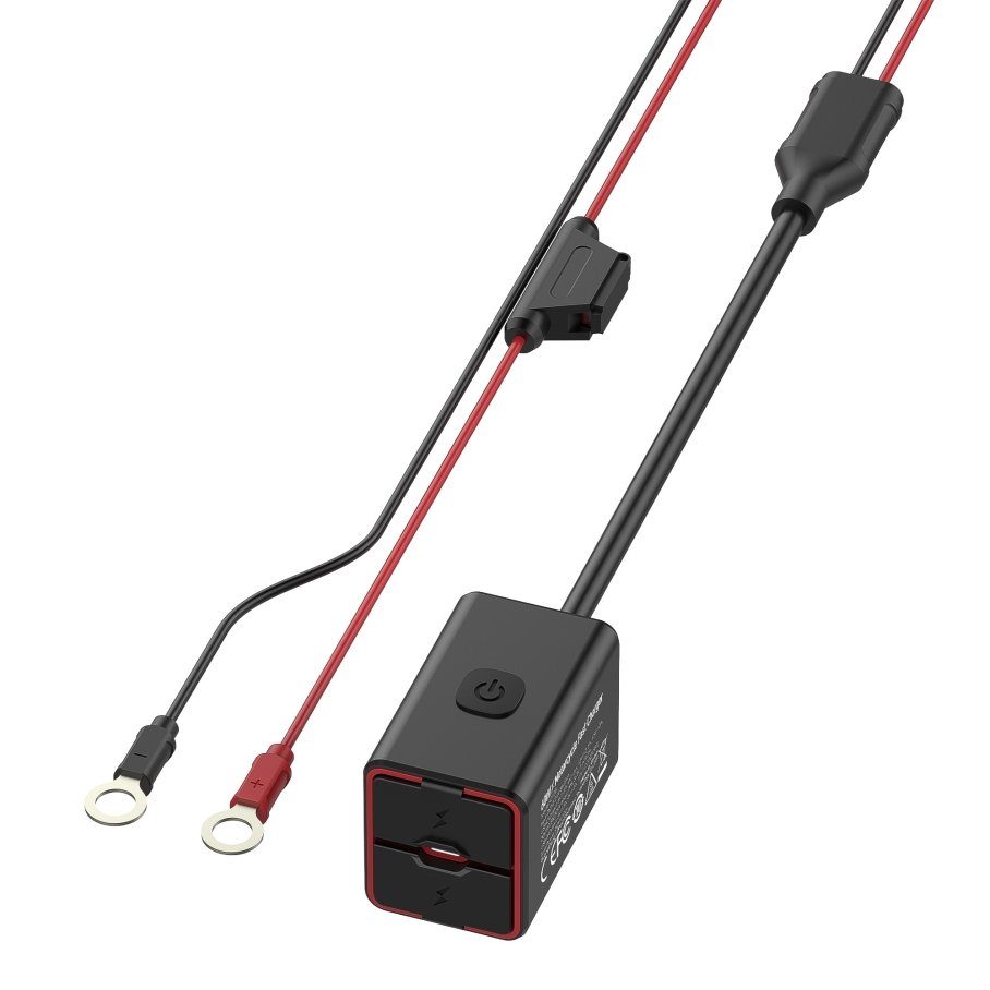 Мото Інвертор LDNIO C108 1USB/1USB-C 60W+Type-C to Type-C 9