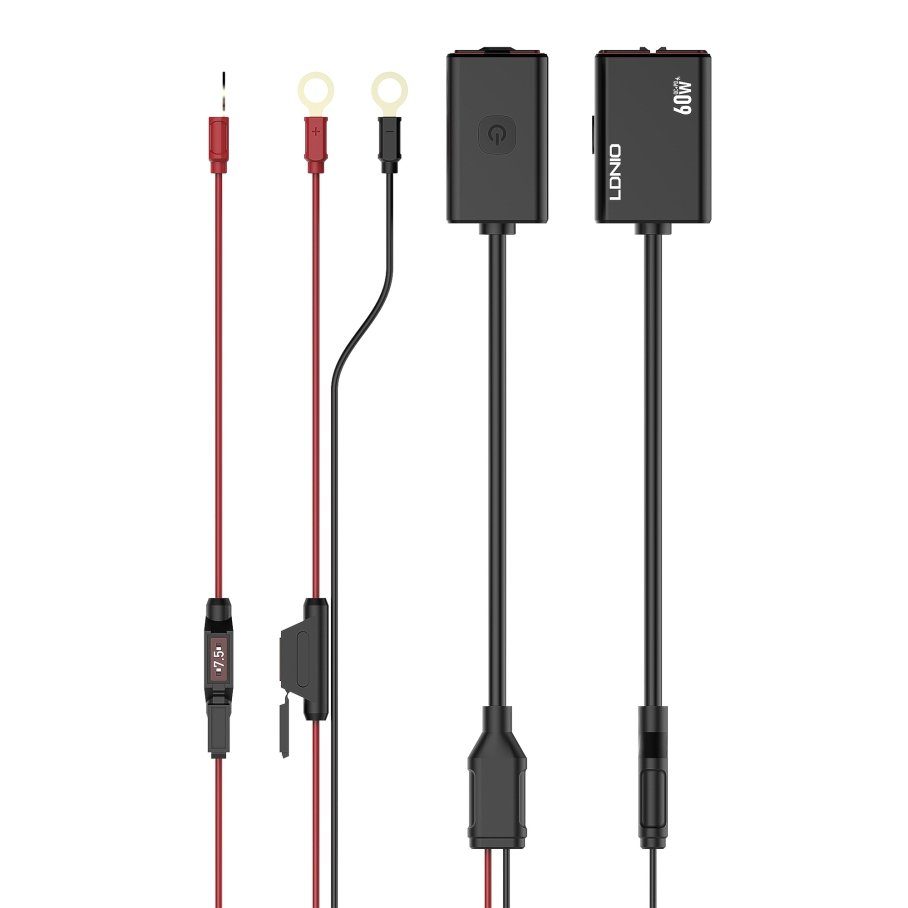 Мото Інвертор LDNIO C108 1USB/1USB-C 60W+Type-C to Type-C 8