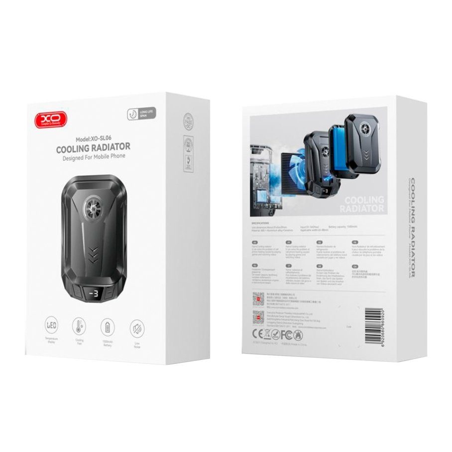 Магнітний радіатор Для Смартфону XO SL06 1500 mAh М'ята упаковка 2