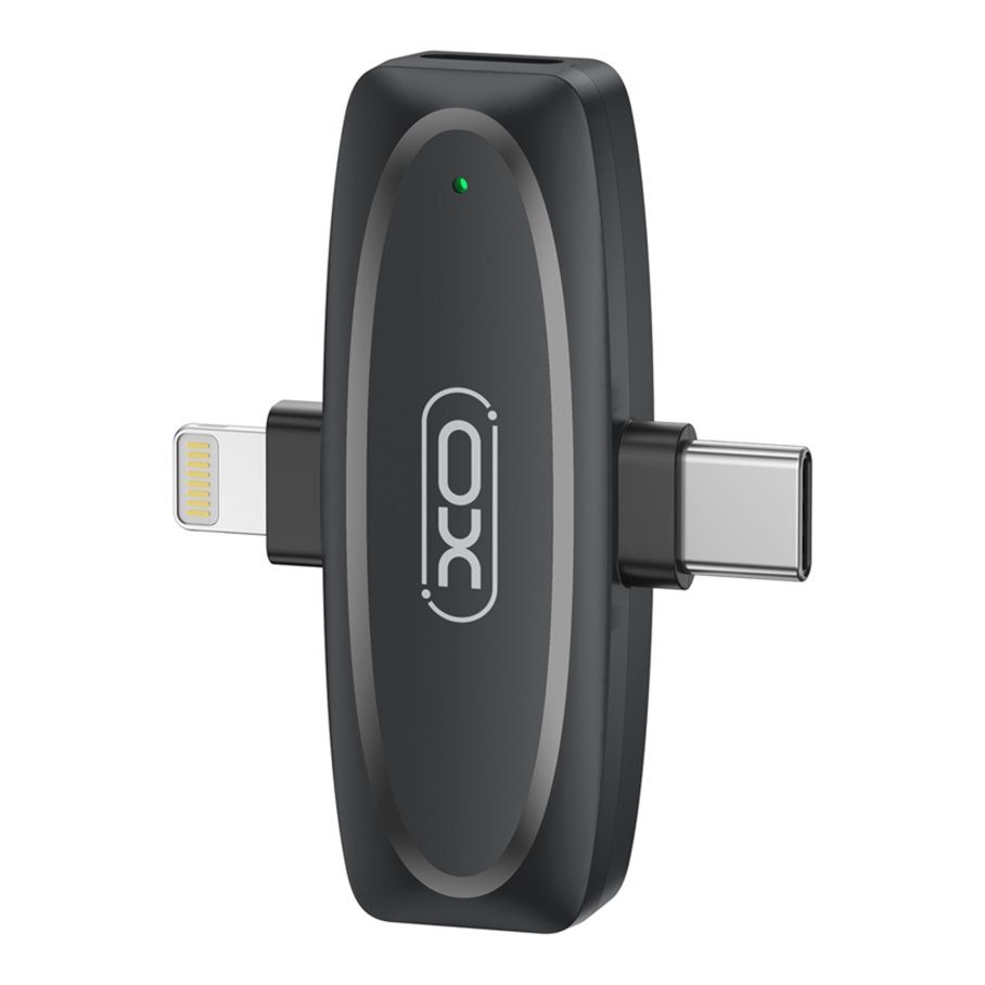 Мікрофон Петличний Бездротовий XO MKF010 Twin Type-C+IP 4