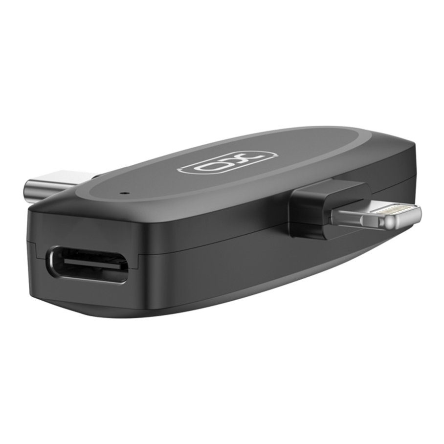 Мікрофон Петличний Бездротовий XO MKF010 Twin Type-C+IP 6