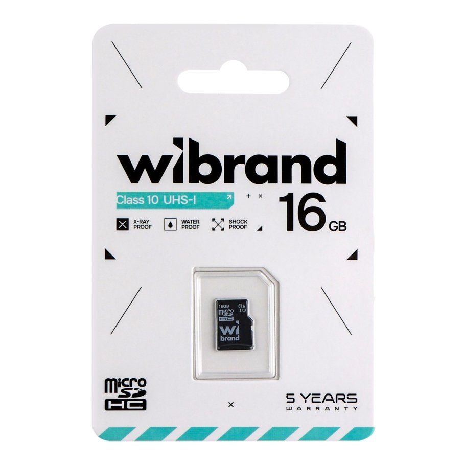 Карта Пам'яті Wibrand MicroSDHC 16gb UHS-1 10 Class