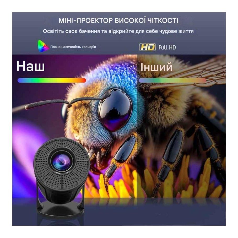 Проектор FIRE 408 HD Wi-Fi+BT 8