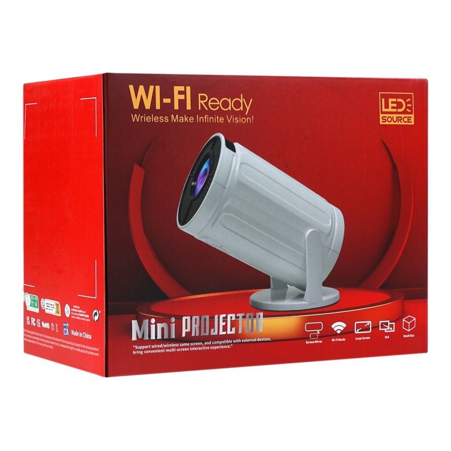 Проектор FIRE 408 HD Wi-Fi+BT 2