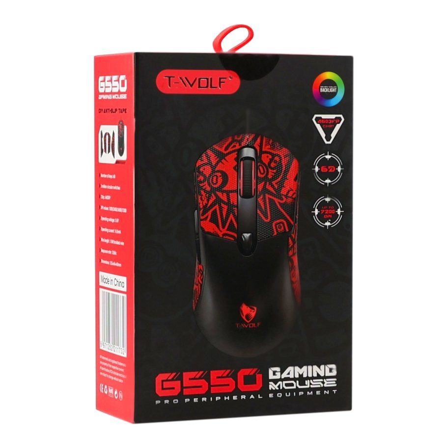 USB Миша Ігрова TWolf G550 2
