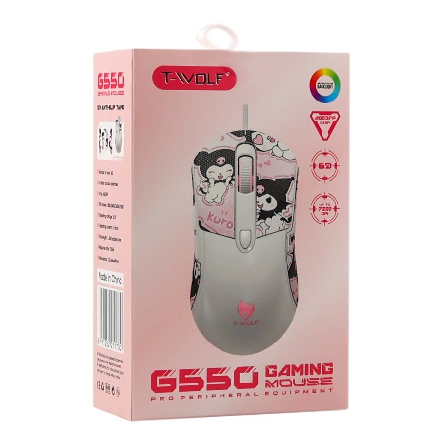 USB Миша Ігрова TWolf G550 4