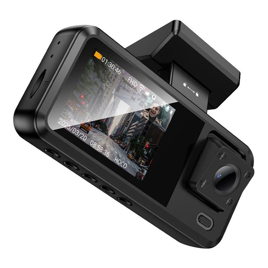 Відеореєстратор Hoco DV15 2-inch 720P/Wi-Fi App/ 3 Камери 4