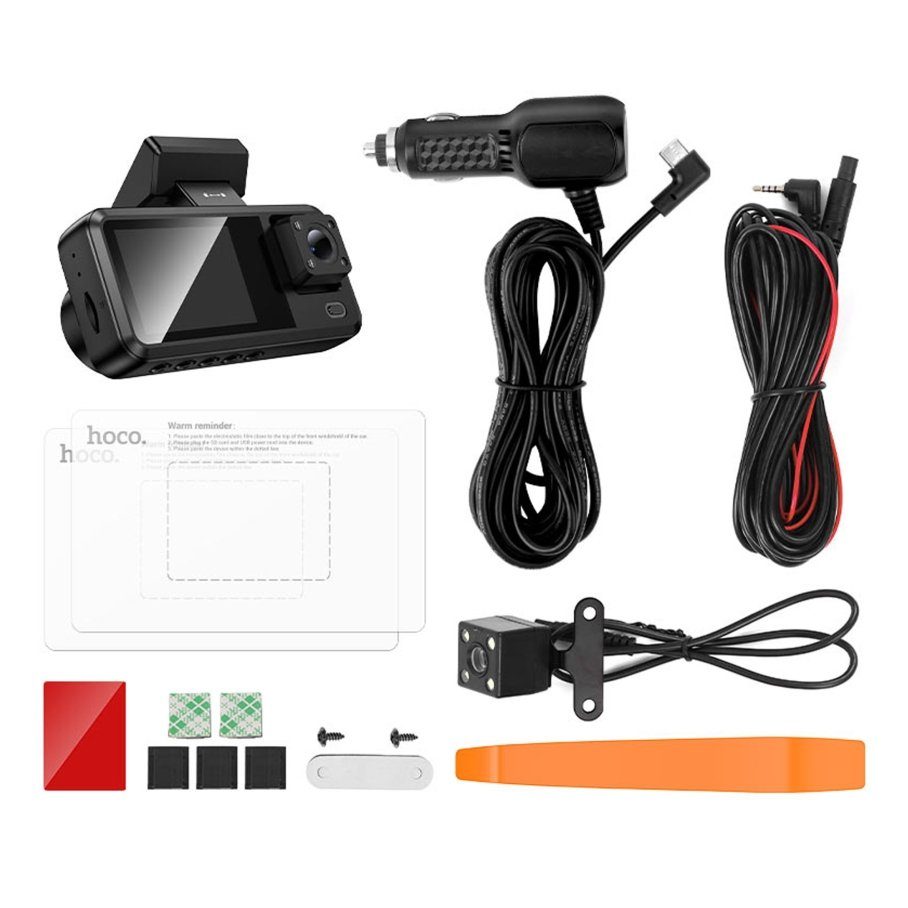 Відеореєстратор Hoco DV15 2-inch 720P/Wi-Fi App/ 3 Камери 6