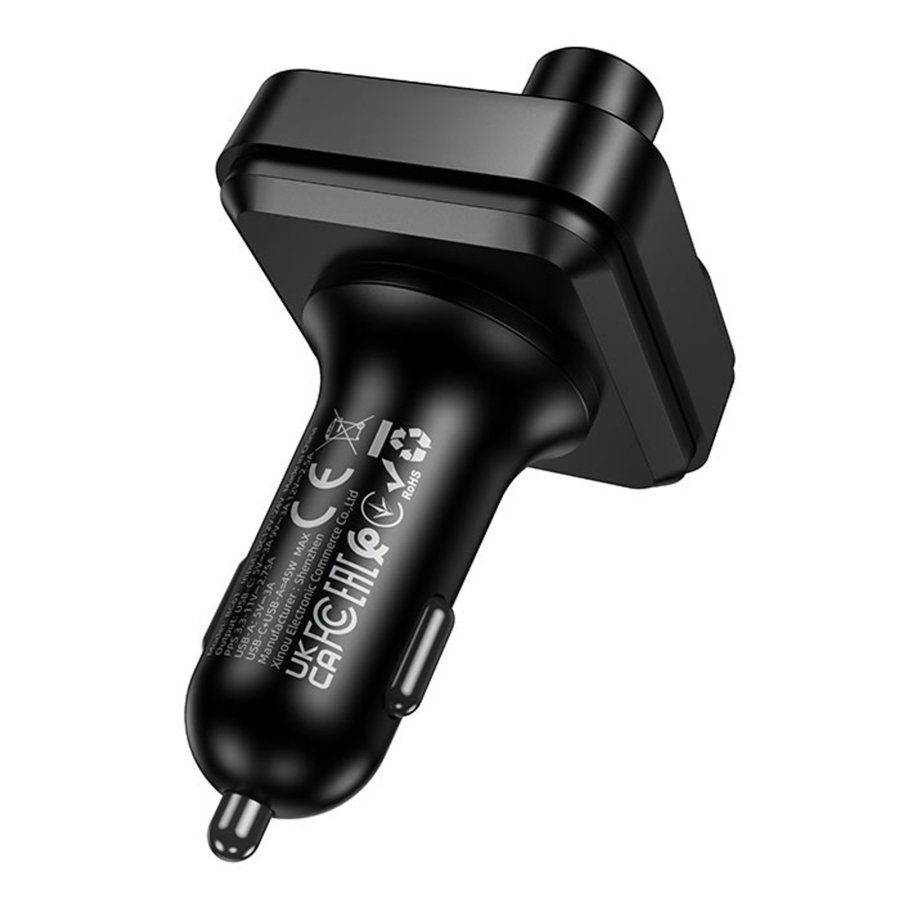 FM-трансмітер BC61 USB-C PD30W+USB-A 15W/BT5.4 Total 45W 7