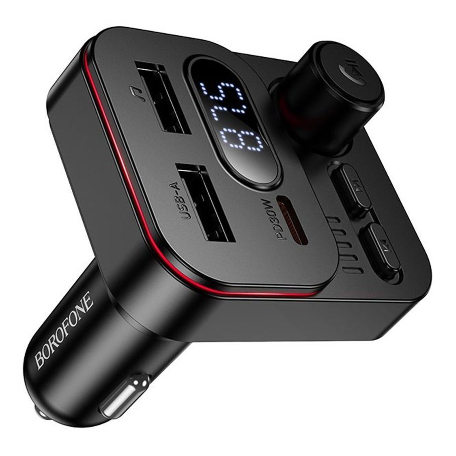 FM-трансмітер BC61 USB-C PD30W+USB-A 15W/BT5.4 Total 45W 6